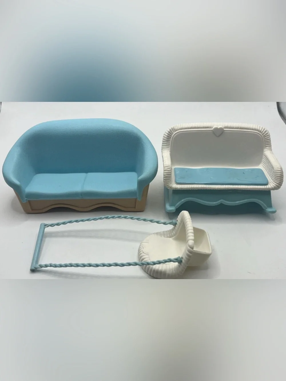 Vintage 1993 Complete 15 Pcs Accessories Lot Fisher-Price Dream Dollhouse #6364